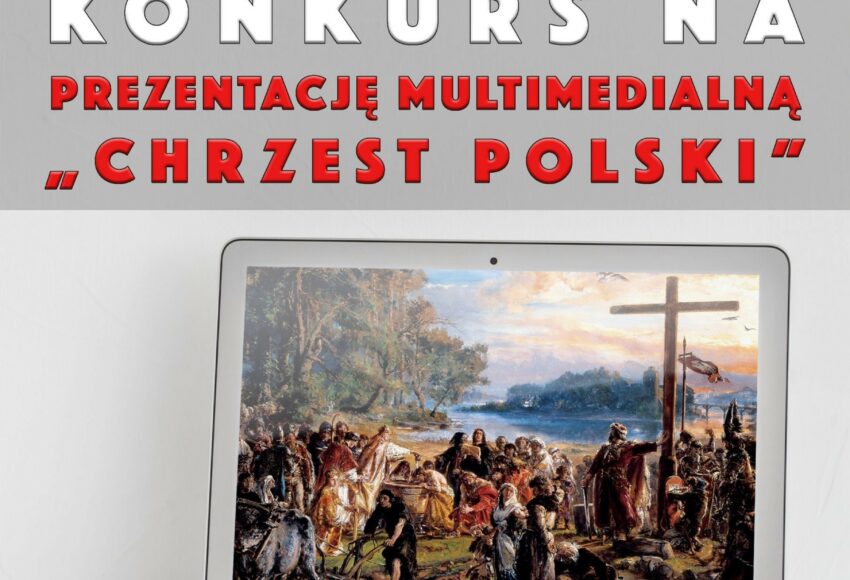 Chrzest Polski plakat